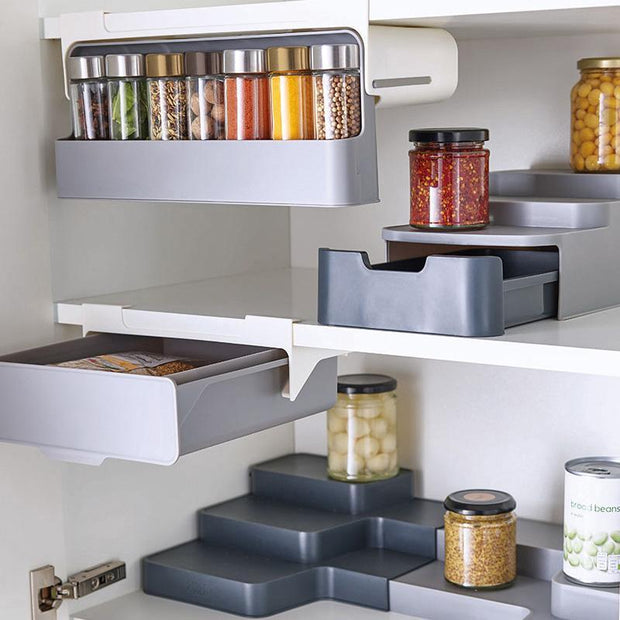 Wall-Mounted Spice Organizer Click One And Done