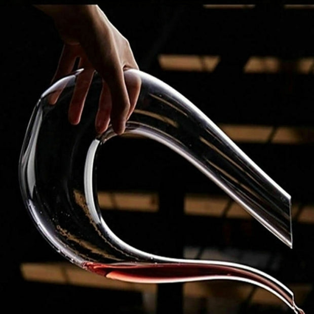 U-shaped Wine Decanter Click One And Done