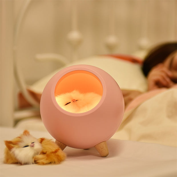 Cat LED Night Light Click One And Done