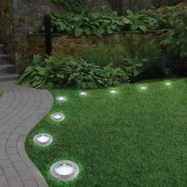 Solar Garden Disk Light Click One And Done