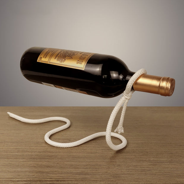 Suspended Rope Wine Bottle Click One And Done